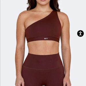 SET ACTIVE LUXFORM ONE SHOULDER BRA - COCO